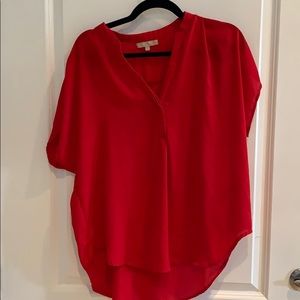 Red blouse